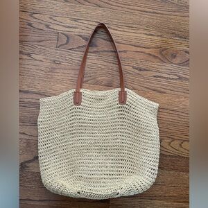 Talbot Raffia Straw Tote